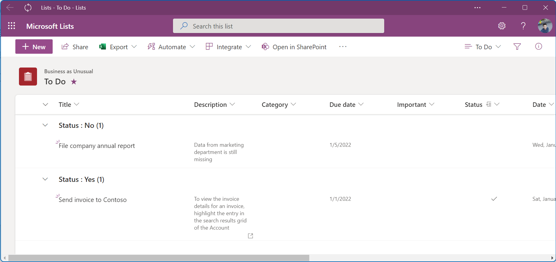 How to create a To Do list using SharePoint and Microsoft Lists view formatting Part 1 HANDS